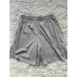 Danskin Now Girls Sz. 14/16 Gray ( Pink) Classic Sport Shorts. Nice Pair. Comf